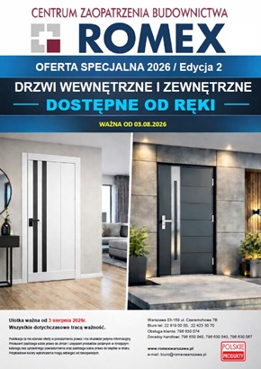 Drzwi od ręki ROMEX 2026
