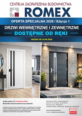 Drzwi od ręki ROMEX 2026